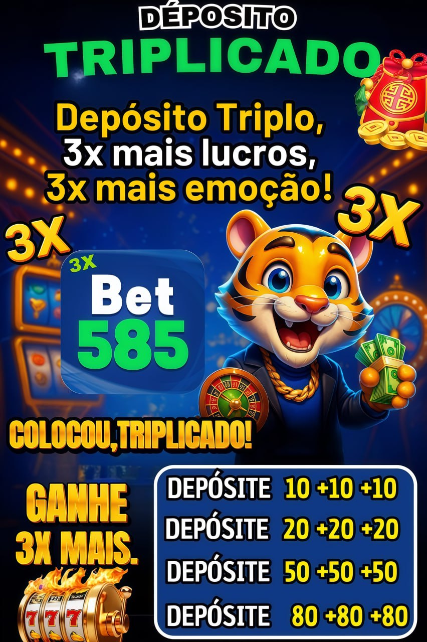 Screenshot da BET-585.COM - DEPOSITO 3X