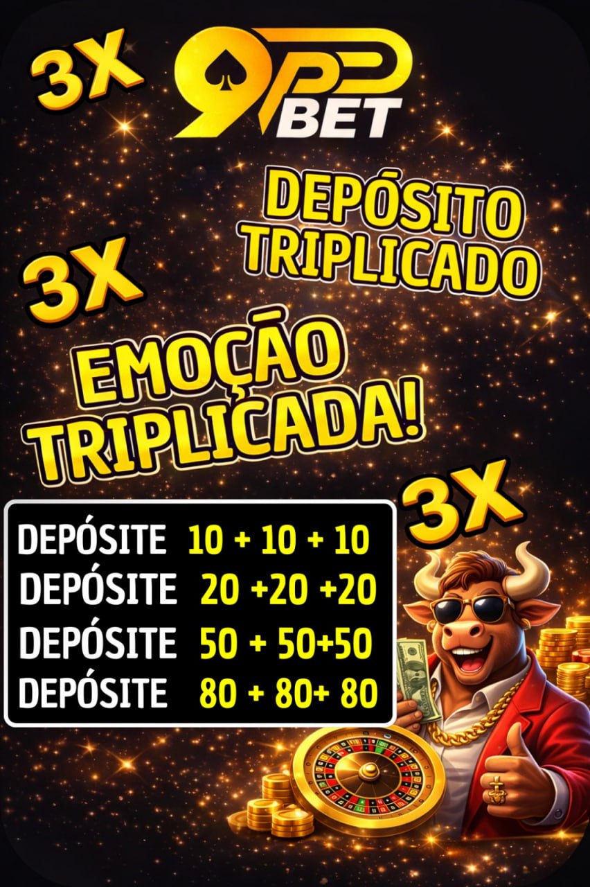 Screenshot da 9PMBET.COM - DEPOSITO 3X