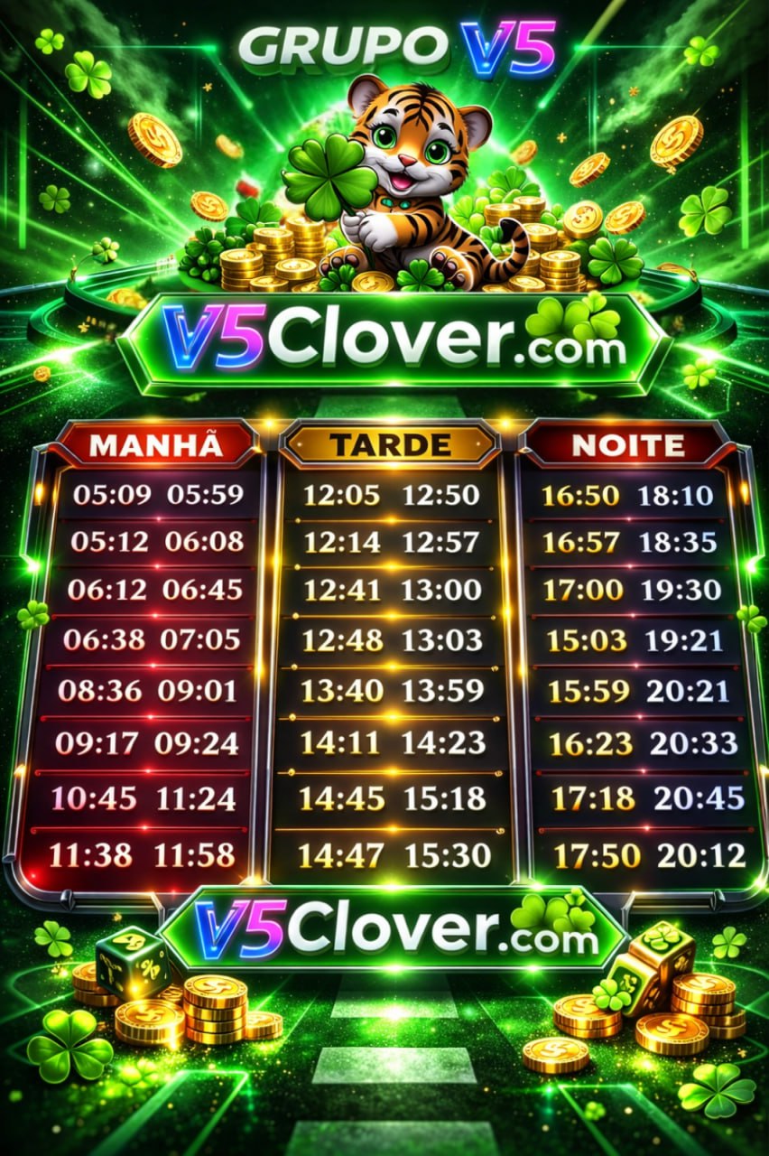 Screenshot da V5CLOVERPG.COM - DEPOSITO 2X