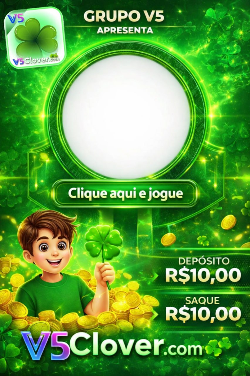 Screenshot da V5CLOVERPG.COM - DEPOSITO 2X