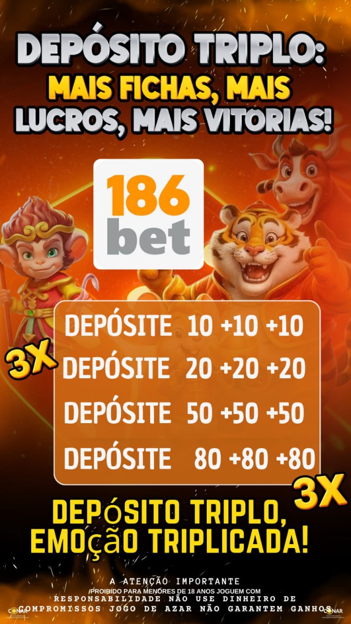Screenshot da 186BET.COM - DEPOSITO 3X