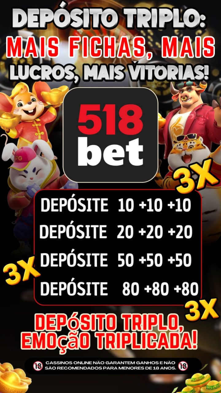 Screenshot da 518BET.COM - DEPOSITO 3X