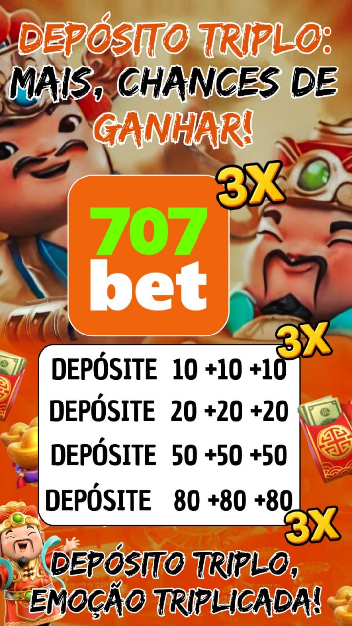 Screenshot da 707BET.COM - DEPOSITO 3X