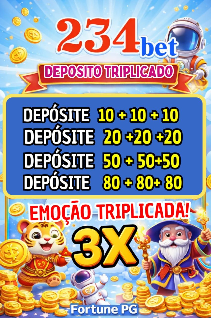 Screenshot da 234BET.COM - DEPOSITO 3X