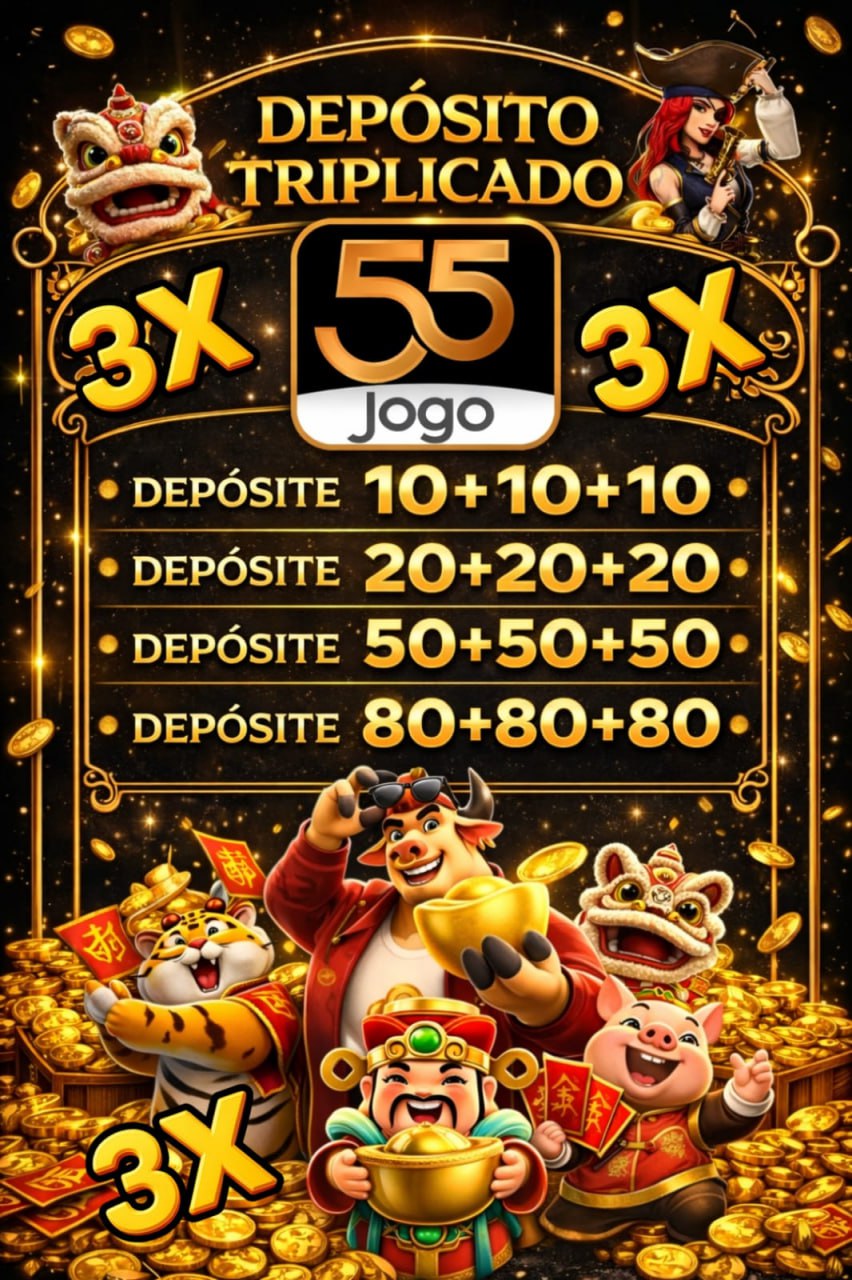 Screenshot da 55JOGOSBET.COM - DEPOSITO 3X