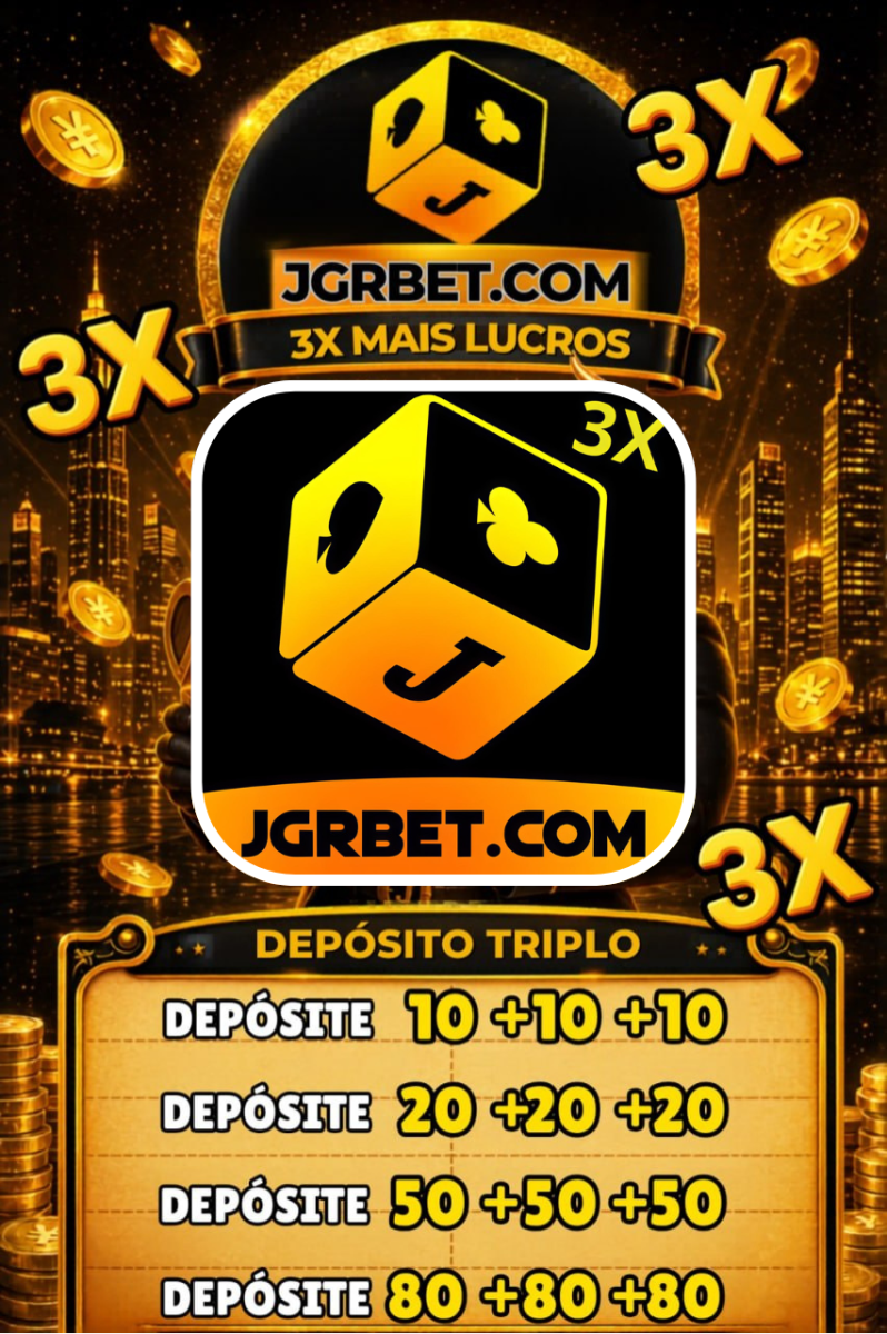 Screenshot da JGRRBET.COM - DEPOSITO 3X