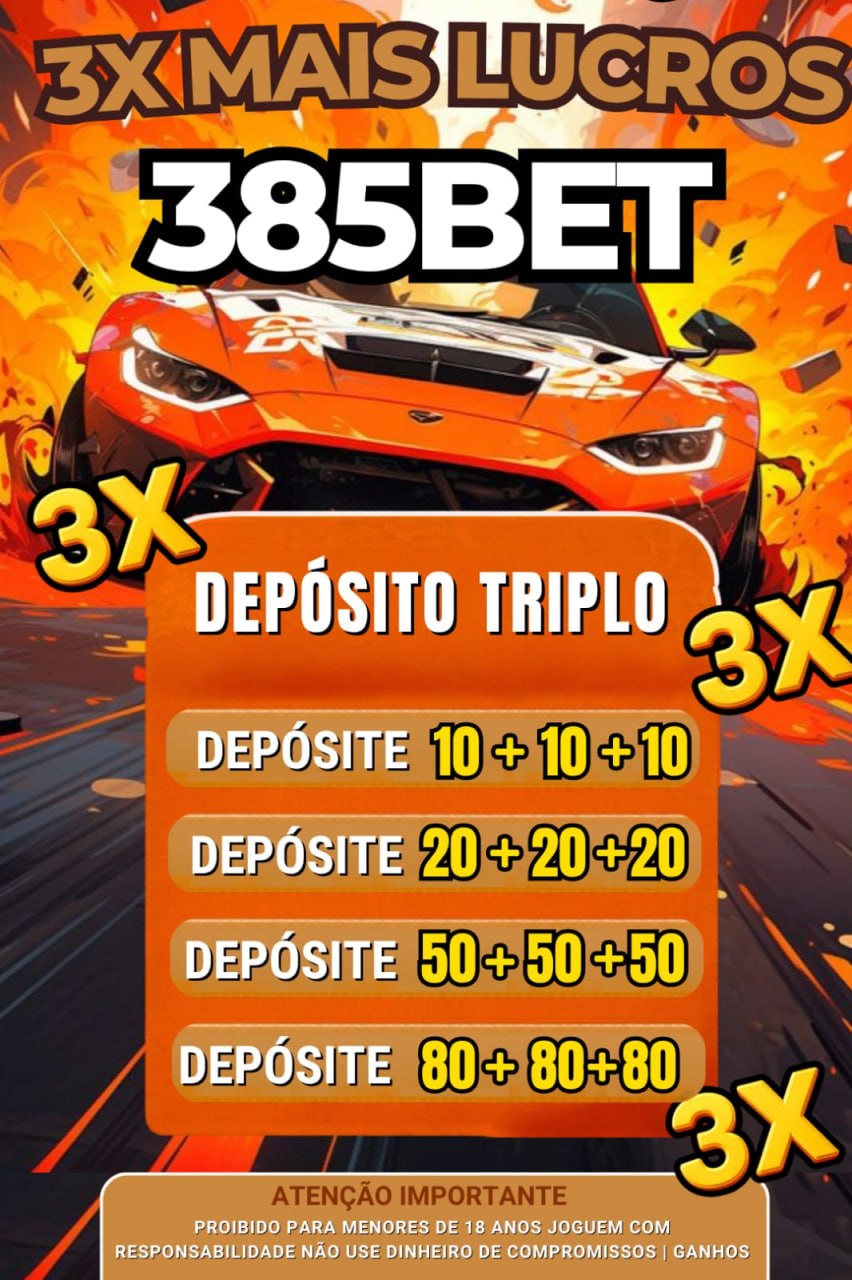 Screenshot da 385BET.COM - DEPOSITO TRIPLICADO 3X