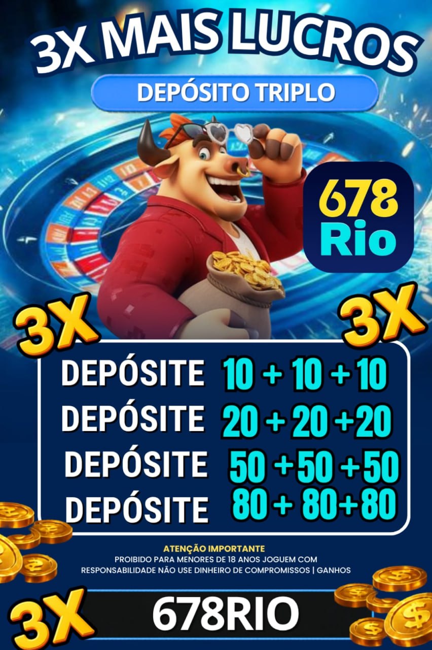 Screenshot da 678RIO3.COM - DEPOSITO 3X