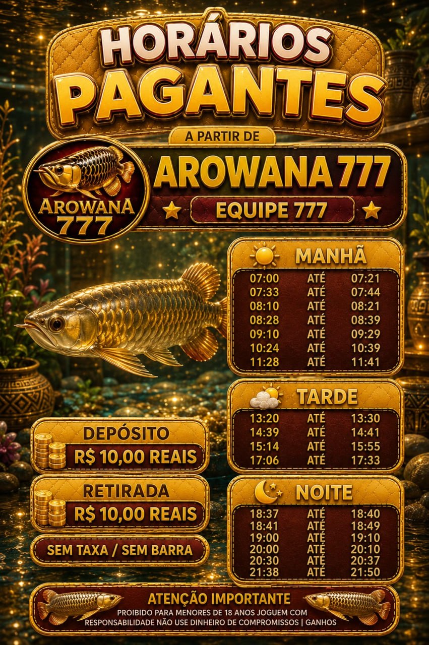 Screenshot da AROWANAA777.COM