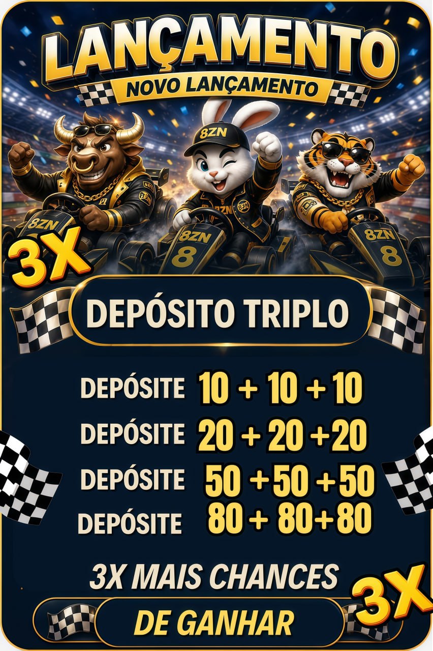 Screenshot da 8ZN3.COM - DEPOSITO 3X
