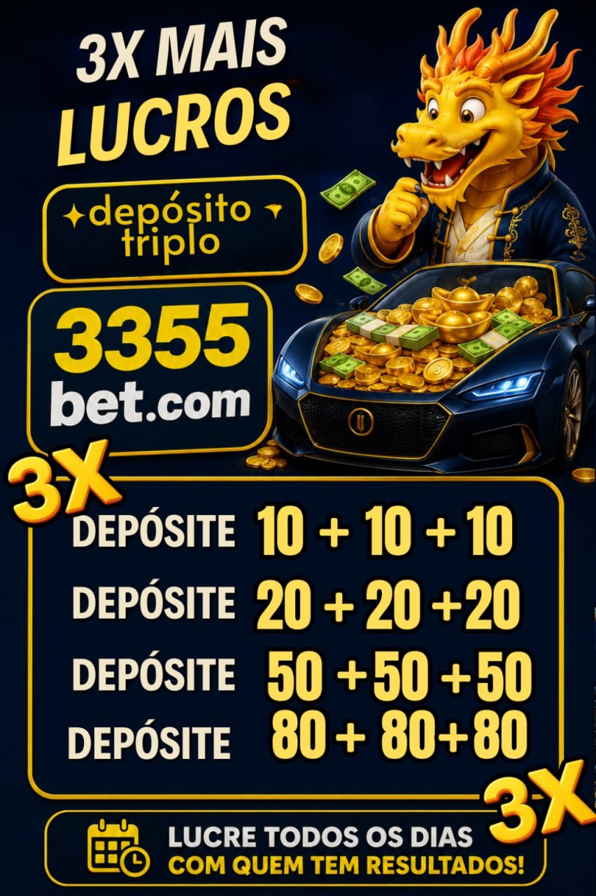 Screenshot da 3355BET3.COM - DEPOSITO 3X