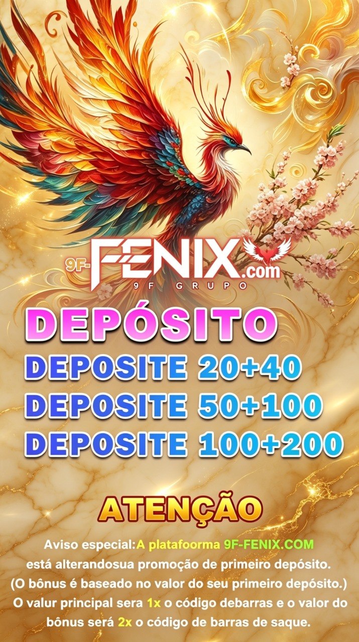 Screenshot da 9F FENIX.COM - DEPOSITO 2X