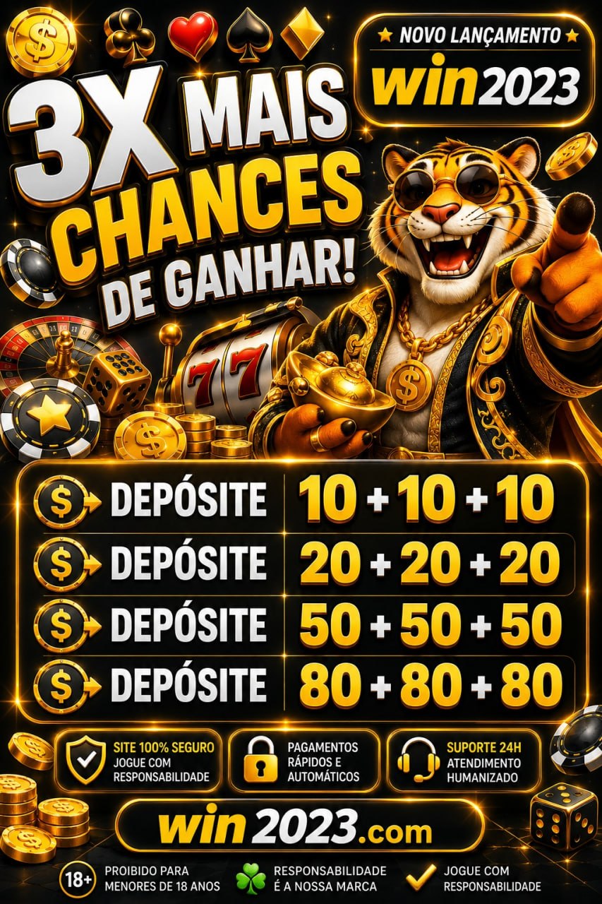 Screenshot da WIN 2023.COM - DEPOSITO 3X