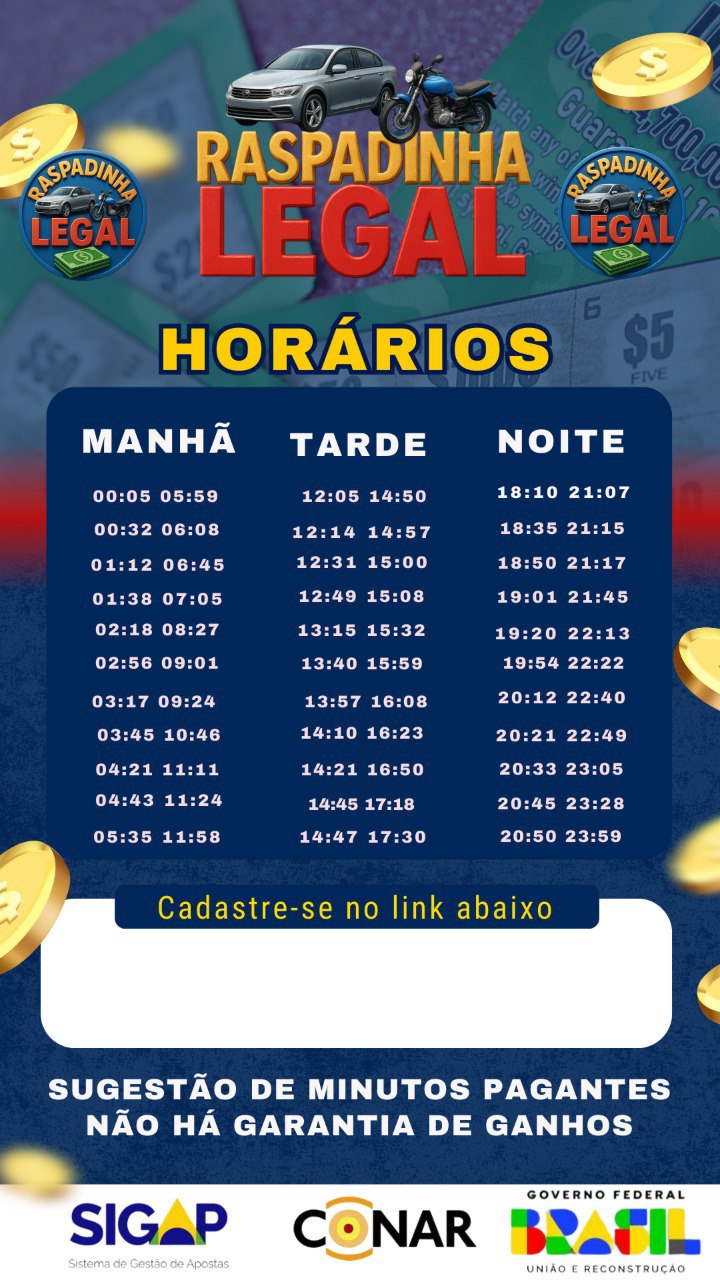 Screenshot da LANÇAMENTO RASPADINHA MÁGICA