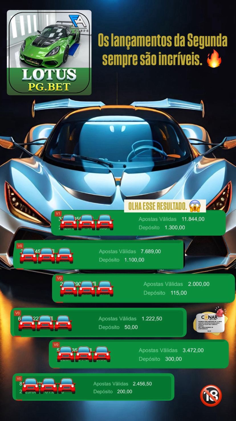 Screenshot da LANÇAMENTO - LOTUS PG