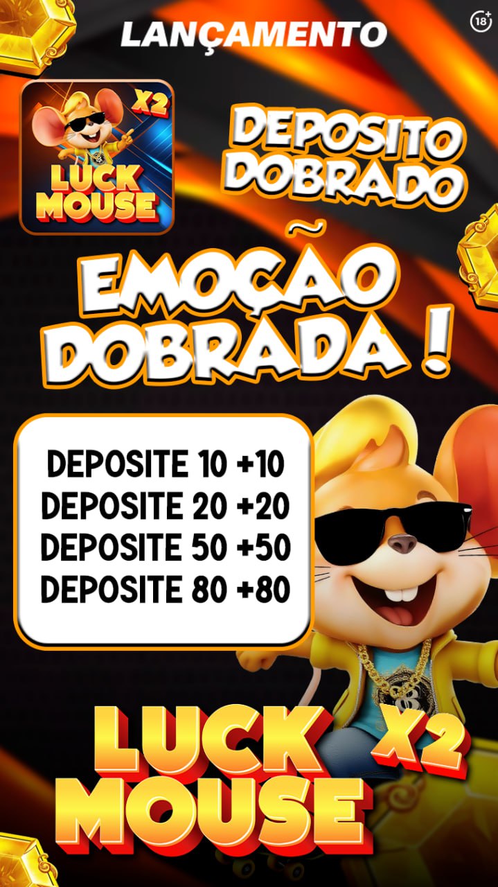 Screenshot da LuckMouse.com - Deposito 2X