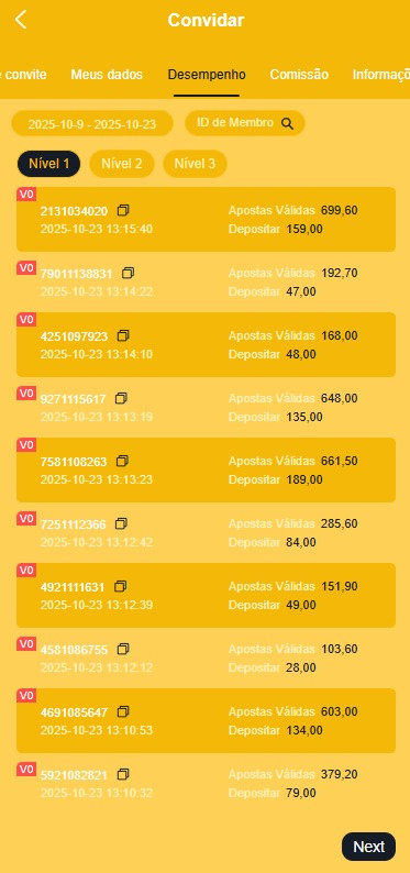 Screenshot da 1X WK - DEPOSITO 2X