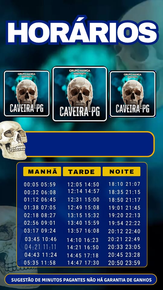 Screenshot da CaveiraPG.com