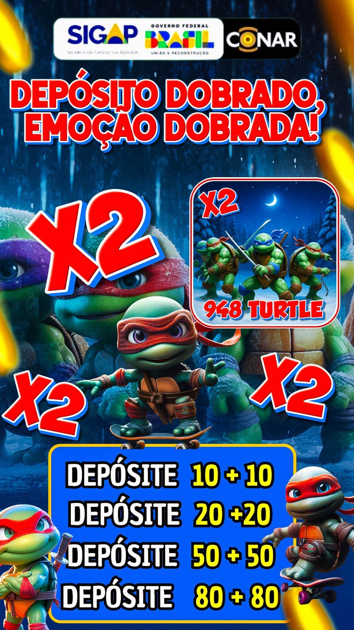 Screenshot da 948TURTLE.com - DEPOSITO 2X