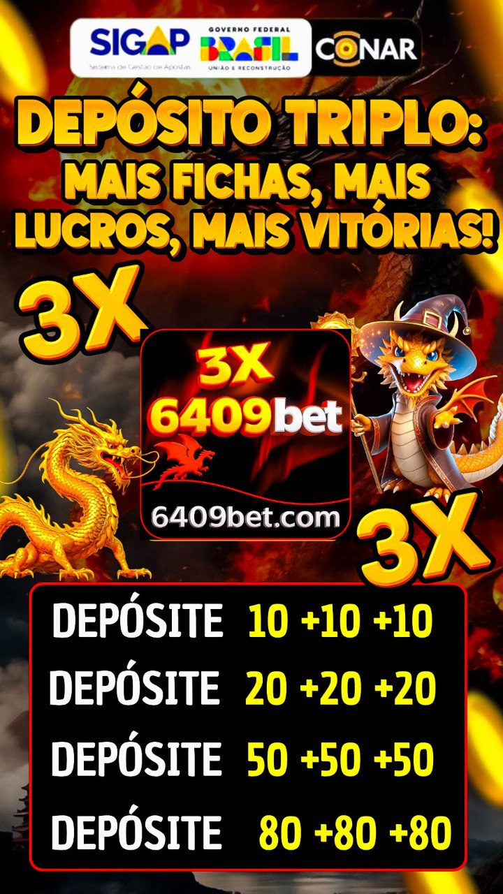 Screenshot da 6409BET.com - DEPOSITO 3X