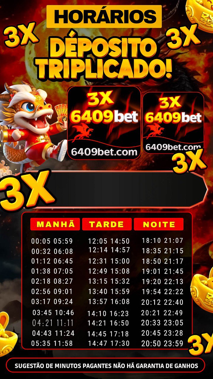 Screenshot da 6409BET.com - DEPOSITO 3X