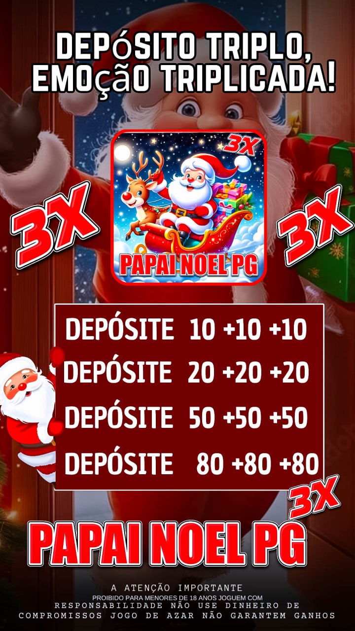 Screenshot da PAPAINOEL-PG.com - DEPOSITO 3X