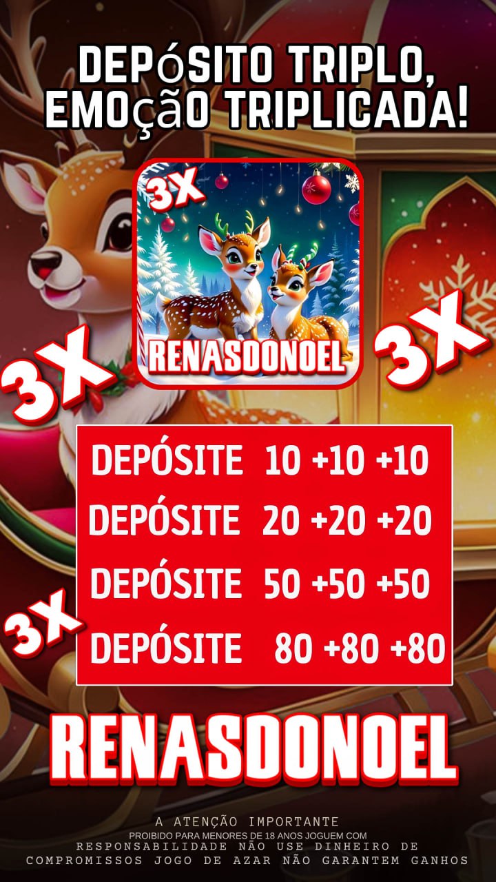 Screenshot da RenasDoNoel-PG.com - DEPOSITO 3X