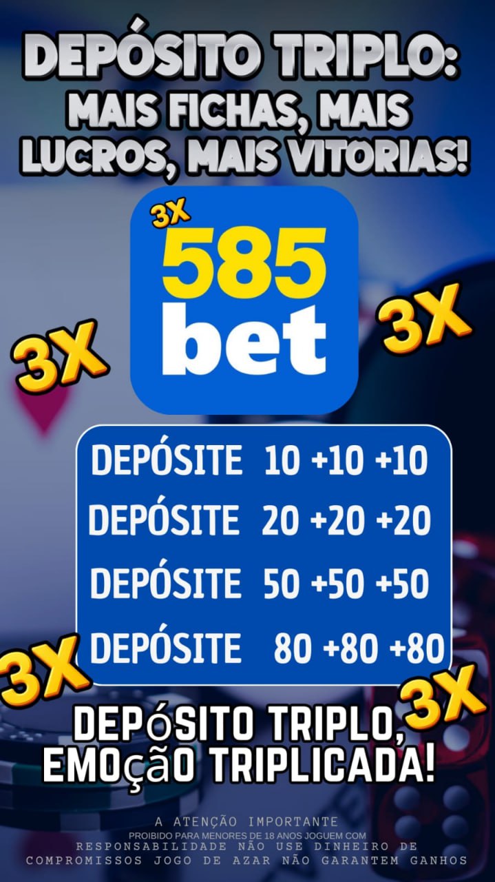 Logo da 585BET.COM - DEPOSITO 3X
