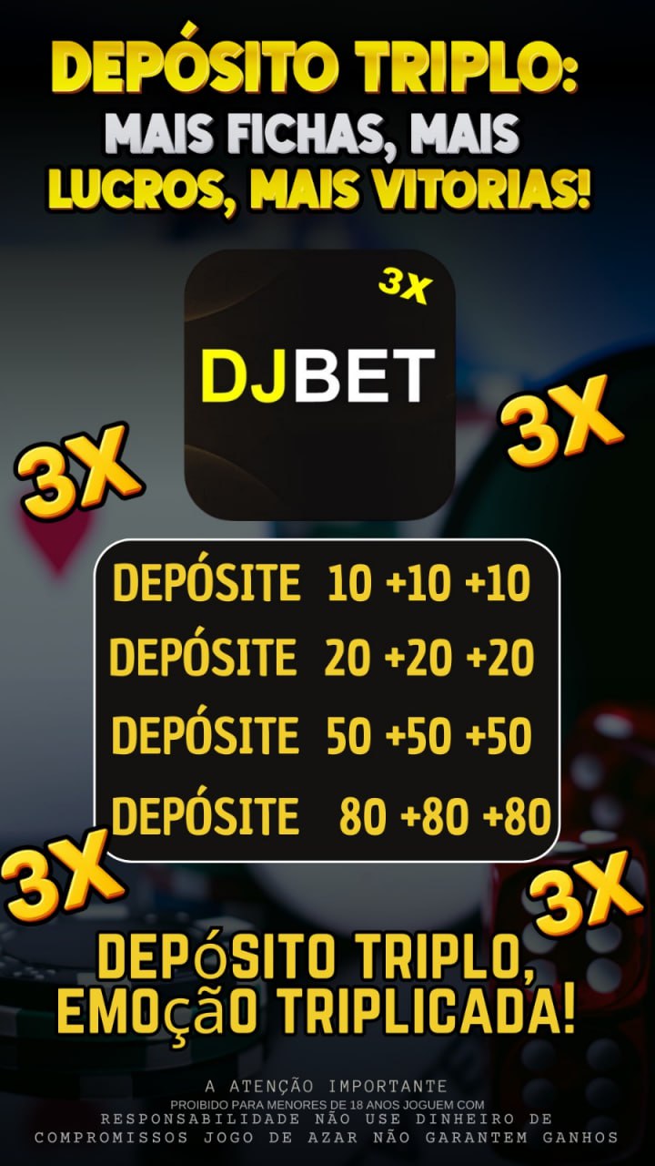Logo da DJ-BET.COM - DEPOSITO 3X