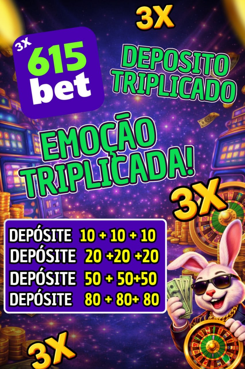 Logo da 615BET.COM - DEPOSITO 3X