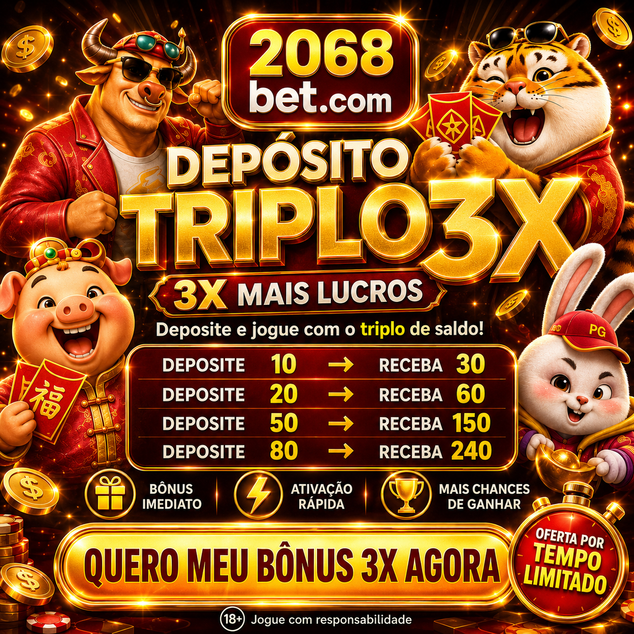 Logo 2068BET1.COM - DEPOSITO 3X