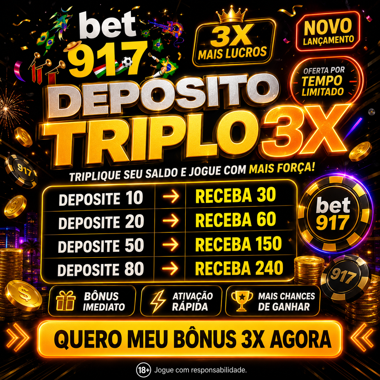 Logo BET9177.COM - DEPOSITO 3X