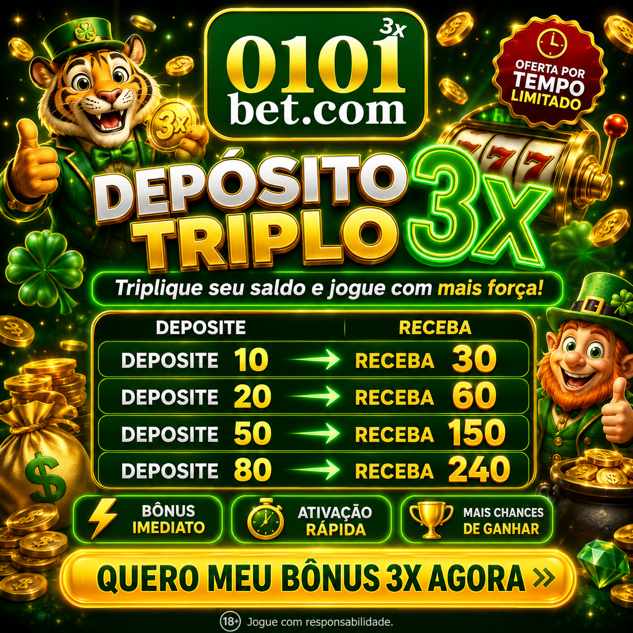 Logo 0101BET.COM - DEPOSITO 3X