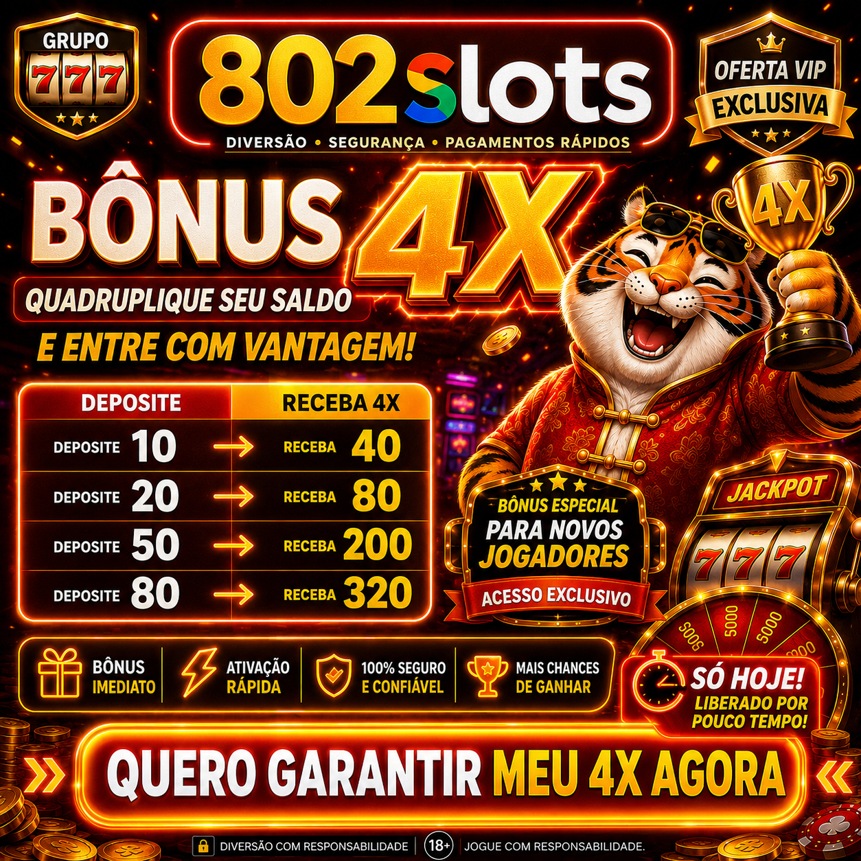 Logo 802SLOT.COM - DEPOSITO 4X