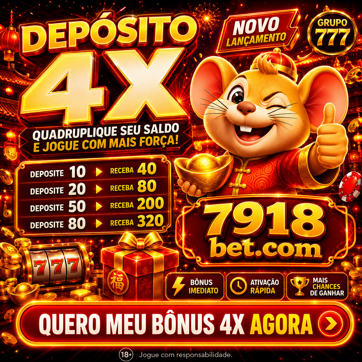 Logo 7918BET.COM - DEPOSITO 4X